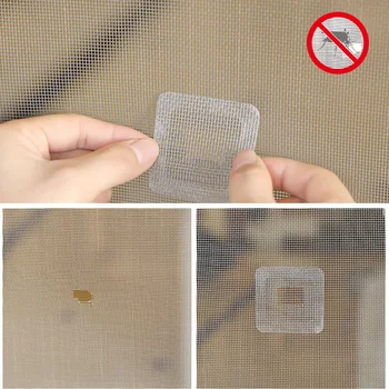 1tk Aknas Liim Anti Mosquito Lennata Bug Putukate Remont Ekraani Seina Plaaster Kleebised Võre Akna Ekraani Ukse sääsevõrk