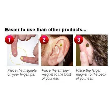1tk Auricular Ravi Magnet Suitsetamisest biozereeepa Plaaster Stop Smok kõrva massager Nr Sigaretid Tervishoiu Ravi Zerosmoke