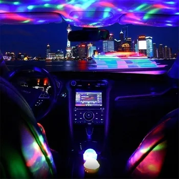 1TK Uus Auto USB Ümbritseva Valguse Siseruumides LED Pool Starry Sky Laser Atmosfääri Projektor Auto Kaunistamiseks Öösel Kodu Kaunistamiseks Valgust