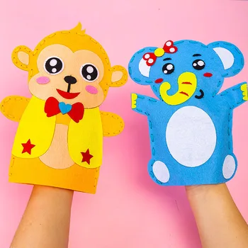 20 g DIY käsitöö armas loom paberkott lasteaed pasta tegemise mitte-riidest nuku käsi