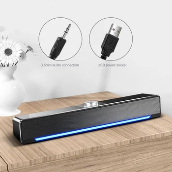 2021 TV Sound Bar AUX USB-Juhtmega Ja Juhtmeta Bluetooth-kodukino FM-Raadio Surround Sound Bar PC Speaker Arvuti Soundbar