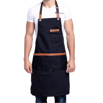 2021 Uue Lõuendi Puuvill Toiduvalmistamis Unisex Köök Põll Naine Meeste Kokk nahast Kelner Kohvik Kauplus BBQ Juuksur Ühtne Rinnatüki