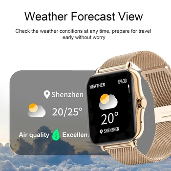 2021 Uus Bluetooth Helistamine Smart Watch Mehed Naised Smartwatch EKG Fitness Tracker Veekindel 1.69 tolline puutetundlik ekraan, Android ja iOS