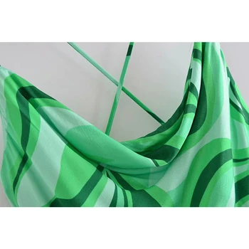 2021 Uus Suvine Naiste Trükitud Suspender Kleit elegantne Casual Fashion Stiilne Daam Naine Lühikese Pilduma sundress