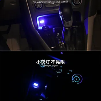 2021 UUS USB LED Auto Salongi Atmosfäär Tuli passat b5 bmw e60 polo sedaan granta bmw e39 lancer 9 bmw f30 solaris