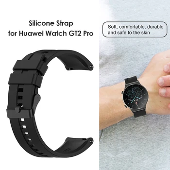 22mm Smart Watch Band kvaliteetne Pehmest Silikoonist Rihm Asendamine Watchband Vöö, Käevõru Huawei Vaadata GT2 Pro/GT 2e/GT