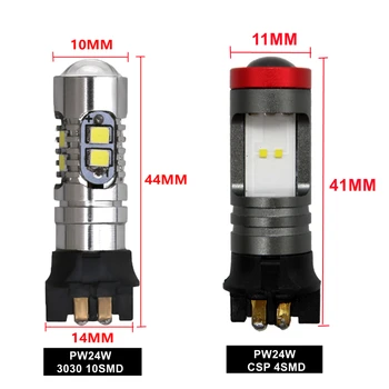 2x Signaal Lamp Canbus PW24W LED MINI Cooper F54 F55 F56 F57 pööra signaal, tuled, pirnid PWY24W suunatulede Indikaator LED