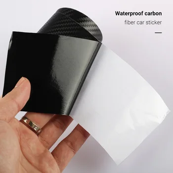 3/5/7/10cm lai 3D Carbon Fiber Vinyl Film Auto Kleebis Veekindel DIY Stiil Wrap Auto Sõiduki Üksikasjalikult, Mootorratta tarvikud