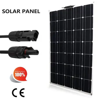 300W 18V päikesepaneel Paindlik Päikese-Camping Car RV Paadi Aku Energia tasude Süsteem Solar Panel Laadija Placa Päikese 300W 18V