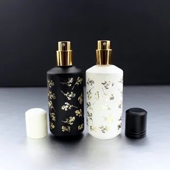 30ml Ring Klaas Lõhnaõli Pudel Tühi Pump Spray Parfüüm Pihusti Korduvtäidetavaid Kosmeetika Pudel Valge Must