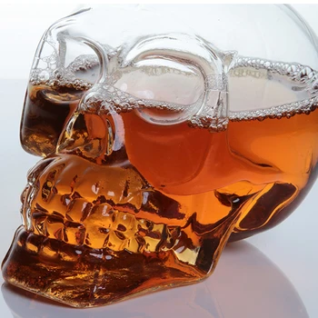 350MlL Loominguline Crystal Skull Pudel Head Viskit Shot Klaas Õlut Alkohol Tass Vett Klaasi Viski Viin oodake, karahvin Veini Pudelid