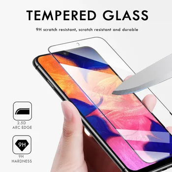 3tk Karastatud Klaasist Samsung Galaxy A10 A20 A20E Ekraani Kaitsekile samsung A30 A40 A50 A60 A70 A80 kaitsekile glas 9H