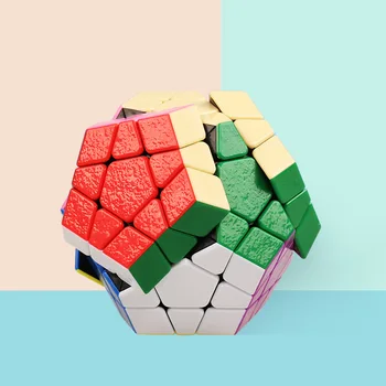 4 Pack Shengshou 3x3x3 Stickerless Peegel Püramiid Tetrahedron Megaminx Dodecahedron Mastermorphix Riis Matsakas Multi-Värvi Komplektid