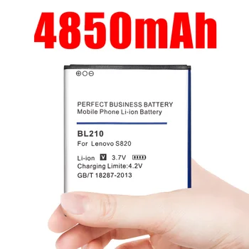 4850mAh BL210 Li-ion Telefoni Aku Lenovo S820 A656 S650 S658t S820E BL210 A770E A536 A750E A766 A658T A828t