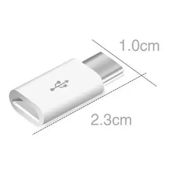 5PC Telefoni Adapter Micro-USB-To C-Tüüpi Adapter Samsung Huawei Xiaomi Typy-C Data Converter Laadija Laadimise Pistik
