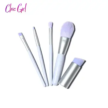 5PCLarge Makeup Brush Set White Concealer Sihtasutus, Põsepuna, Puuder Segu Kosmeetika Make Up Pintslid Lauvärv Fänn Markeri Pintsel