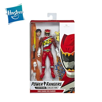 6 Tolline Hasbro Power Rangers Välk Kogumise S. P. D Shadow Ranger Dino Tasuta Red Ranger Pvc Tegevuse Näitajad Mudel Mänguasjad Kingitus