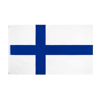 60x90cm 90x150cm Sinine Rist Suomen Tasavalta Suomi Fi Fin Soome Lipp