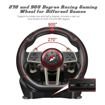 900° võidusõidu mängud rool arvuti õppe auto simulatsiooni sõidu masin gaasi-piduri käigukang täis komplekt PS4