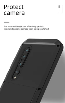Algne ARMASTUS MEI Võimas Puhul Xiaomi Mi 10 Metal Armor Šokk Mustuse Tõendeid Vee Telefon Juhtudel Xiaomi Mi 10 Pro 6.67 tolline 5G