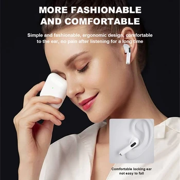 Algne Pro 6 Juhtmeta kõrvaklapid TWS Bluetooth Kõrvaklapid Touch Control Sport Headset Stereo Earbuds Android iPhone