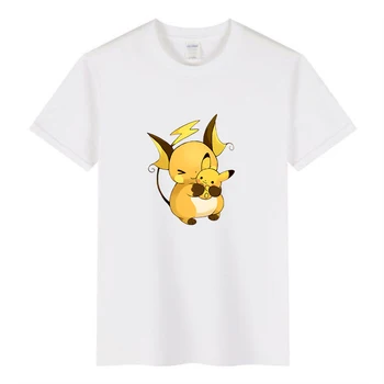 Anime Jaapanis T-Särk Pikachuer Pokemon Lühikesed Varrukad Koomiks Anime Harajuku T-Särk Lastele Prindi Lapsed, Hip-Hop Riided Unisex