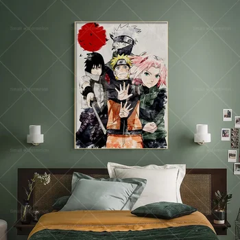 Anime Naruto Plakat Kakashi Big Lõuend Maalikunst Seinamaal Lapse Kingitus Elutuba, Magamistuba Kodus Seina Kaunistamiseks