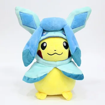 Anime Pokemon Palus Nuku Pikachu Cos Eevee Varjatud Coat Cross-dressing Mänguasi Tegevus Joonis Laste Sünnipäeva Kingitus