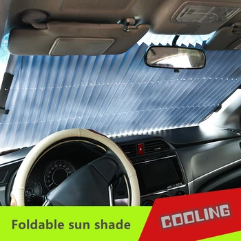 Auto Päikesevarju Protector Kokkupandav Päikesevari Auto Esi-Ja Tagaklaasi Päikesesirm Winshield Päikese Vari Kaitse Hõlmab Auto Kaubad