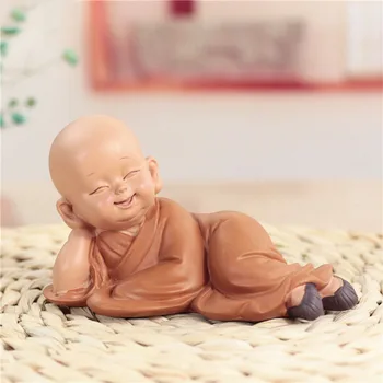 Buddha kuju väike munk Vaik armas kodu klubi Feng Shui teenetemärgi Käsitöö Boutique tee lemmikloomade ehted tasuta tarne