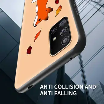 Cartoon Fox Sügisel Silikoon TPÜ Telefon Case For Samsung Galaxy A32 A52 4G A72 5G A51 A71 A21s A31 A12 A41 A01 A91 Kate Coque