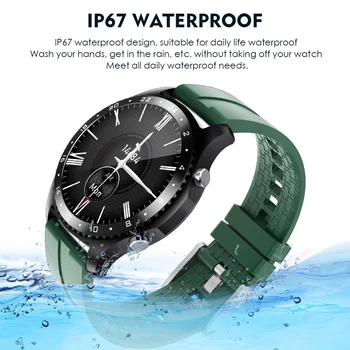 DAWI Reloj Inteligente Smart Watch Mehed Bluetooth Kõne Keha Temperatuuri, IP67, Veekindel Fitness Käevõru Android Iphone IOS