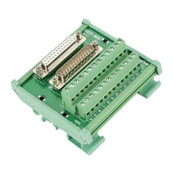 DB25 DIN Rail Mount Interface Module Male/Female Connector Breakout Pardal