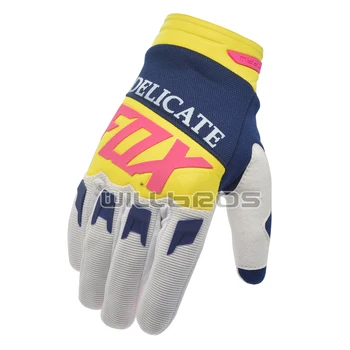 Delicate Fox Cycling Gloves Racing 360 Race Gloves MX Enduro MTB DH Bicycle Riding Sports Outdoors Glove