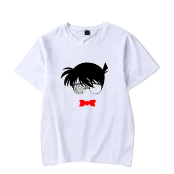Detective Conan koomiksid 2D trükkimine suvel meeste ja naiste mood hip-hop lühikeste varrukatega custom-made suured T-särk