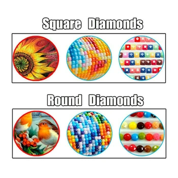 DIY 5D Täis Ruut/Ring Diamond Drill Maali Cross-Stitch Kana Ja Tibud Home Decor Diamond Maalikunst Mosaiik L007