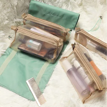 Eemaldatav Nailonist Kott, Meik Uus Kaasaskantav Suure jõudlusega Neli-ühes-Portable Folding Reisi Kosmeetika Ladustamise Wc Kott