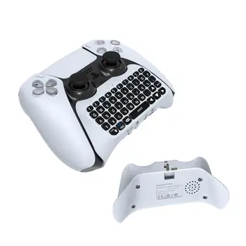 Eest PS5 Gamepad Mount Mini Klaviatuuri Mängu Töötleja 3,5 mm Traadita Mängu Klaviatuur Bluetooth 3.0 Kontroller Vestlus Pad