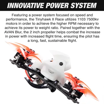 EMAX Tinyhawk 2 RASSI BNF 90mm F4 5A 7500KV 200mw Runcam Nano 2 FPV Racing Undamine RunCam Nano 2 1/3 
