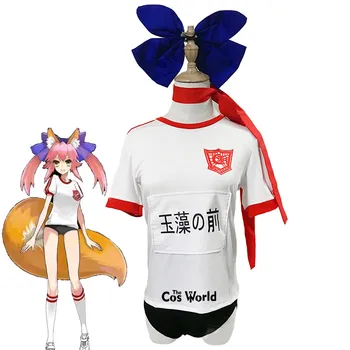FGO Saatus Grand, Et Tamamo nr Mae Jõusaal Sobiks spordirõivaste Topid, lühikesed Püksid Ühtne Komplekt Anime Cosplay Kostüümid