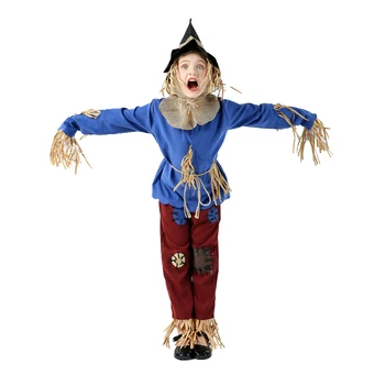 Halloween Kostüümid Võlur OZ Hernehirmutis Cosplay Riided Unisex Täiskasvanud Lapsed Tulemuslikkuse Puhkus Mäng Carnival Filmi