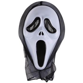 Halloween Vaimu Näo Mask Õudus Karjuvad tehke grimasse Mask Täiskasvanud Hirmutav Cosplay Prop Karneval Masker Väljamõeldud Pool Decor
