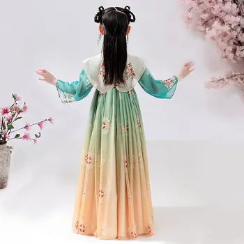 Hiina Hanfu Tüdruk Riided Haldjas Kleit Hanfu Hiina Vana-Tang Dünastia Tulemuslikkuse Cosplay Hanfu Lapsed Lapsed Tang Kostüüm