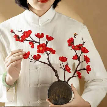 Hiina Stiilis Ploomi Imitatsioon Lilled Väliskaubandus Foreign Trade Cherry Blossom Kodu Kaunistamiseks Pulmad Kunstlik Lill
