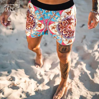 Hot Müük Havai Rannas Püksid Meeste Trükitud Lahti Teen Beach Vabaaja Püksid Meeste Püksid Elastne Vöökoht M-3XL