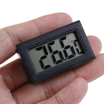 Hot Müük Mini Digitaalne LCD ekraaniga Temperatuuri ja Õhuniiskuse Mõõtja Termomeeter Hygrometer Sise-1tk