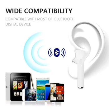I7s TWS Traadita Bluetooth-5.0 Kõrvaklapid Muusika Sport Stereo Earbuds Peakomplekti, Kõrvaklapid Koos Mikrofoniga Kõikidele Nutitelefoni