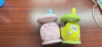 JCBTSH Populaarne cute cartoon trend väikeste loomade piima tee tassi sisseehitatud palus nuku ripats ripub kott kingitus