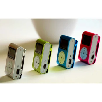 Kaasaskantav MP3-mängija Mini Clip MP3-Mängija Walkman sport Micro LCD Ekraan, Mp3-pleier TF Kaart Muusika Media Player