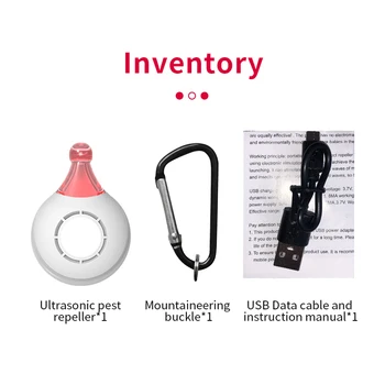 Kaasaskantav USB Sissenõutavaks Ultraheli Kahjurite Repeller Lind Repeller Loomade Mosquito Repeller Tapja Ultraheli Hiirt, Tõrjuv